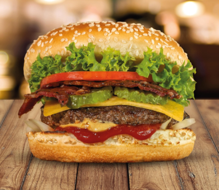 Crispy Veg Burger at Chaay Shaay