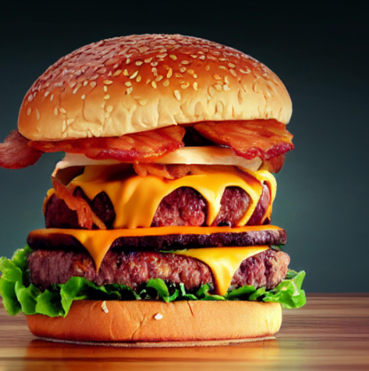 Double-Decker Tower Burger