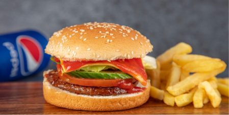 Crunchy Mushroom Herb Burger