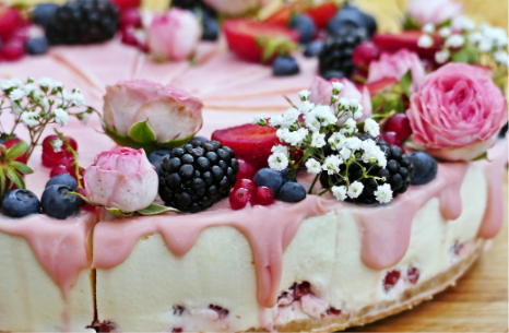 Fresh Berry Celebration Cake