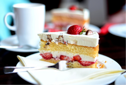 Rich Dark Truffle Pastry slice