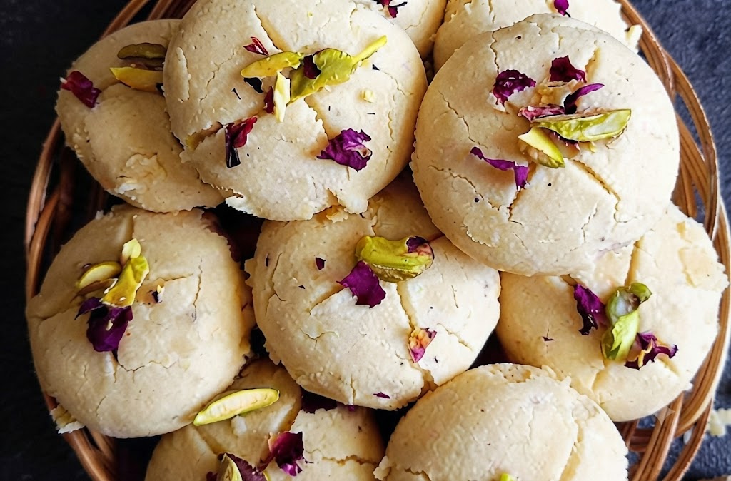 Traditional Nankhatai cookie cake
